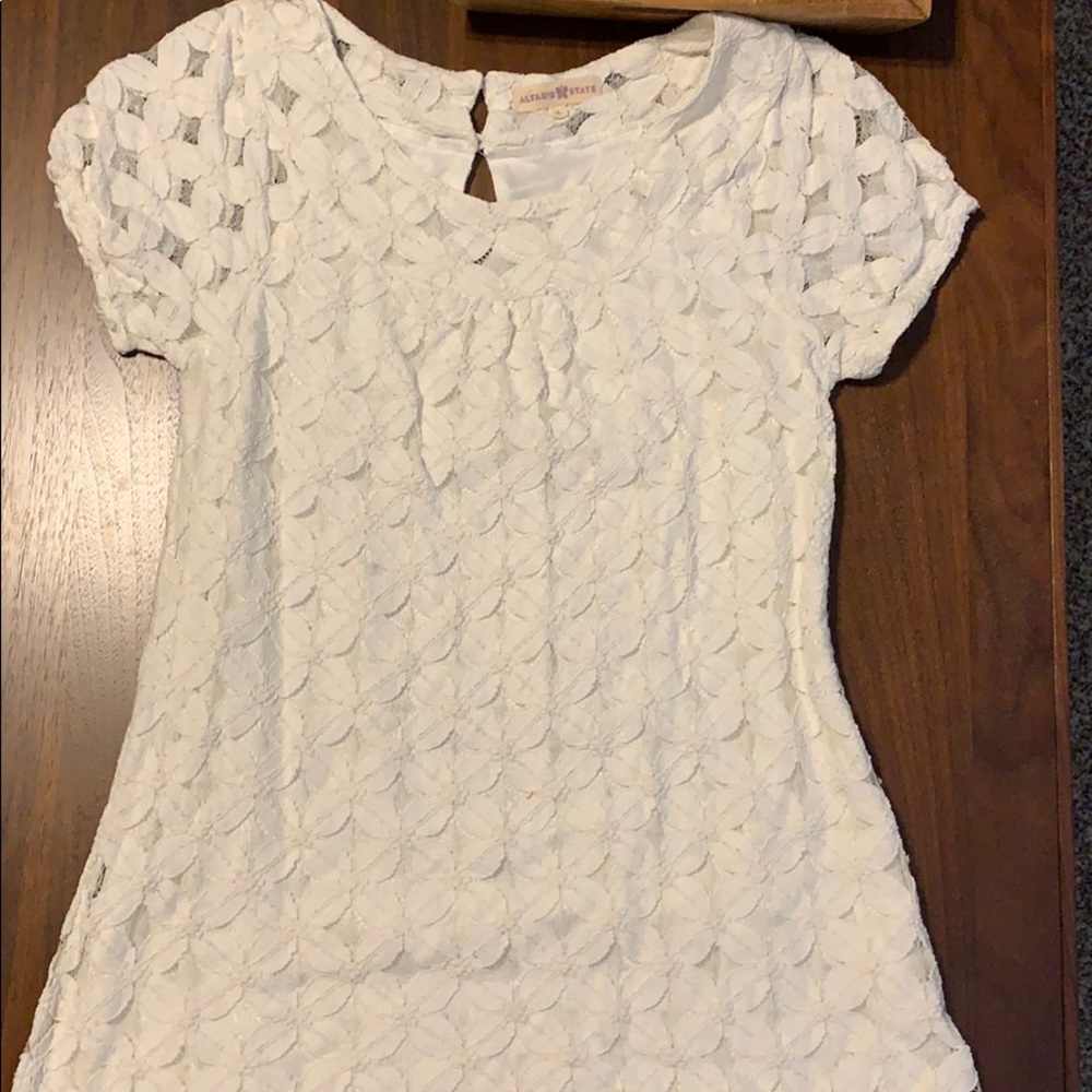 Altar’d State Short Sleeve Lace Dress